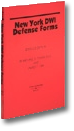 New York DWI Defense Forms book cover